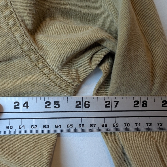 Wrangler Flex For Comfort Camel Button Down Work Shirt Mens Large - Picture 9 of 9